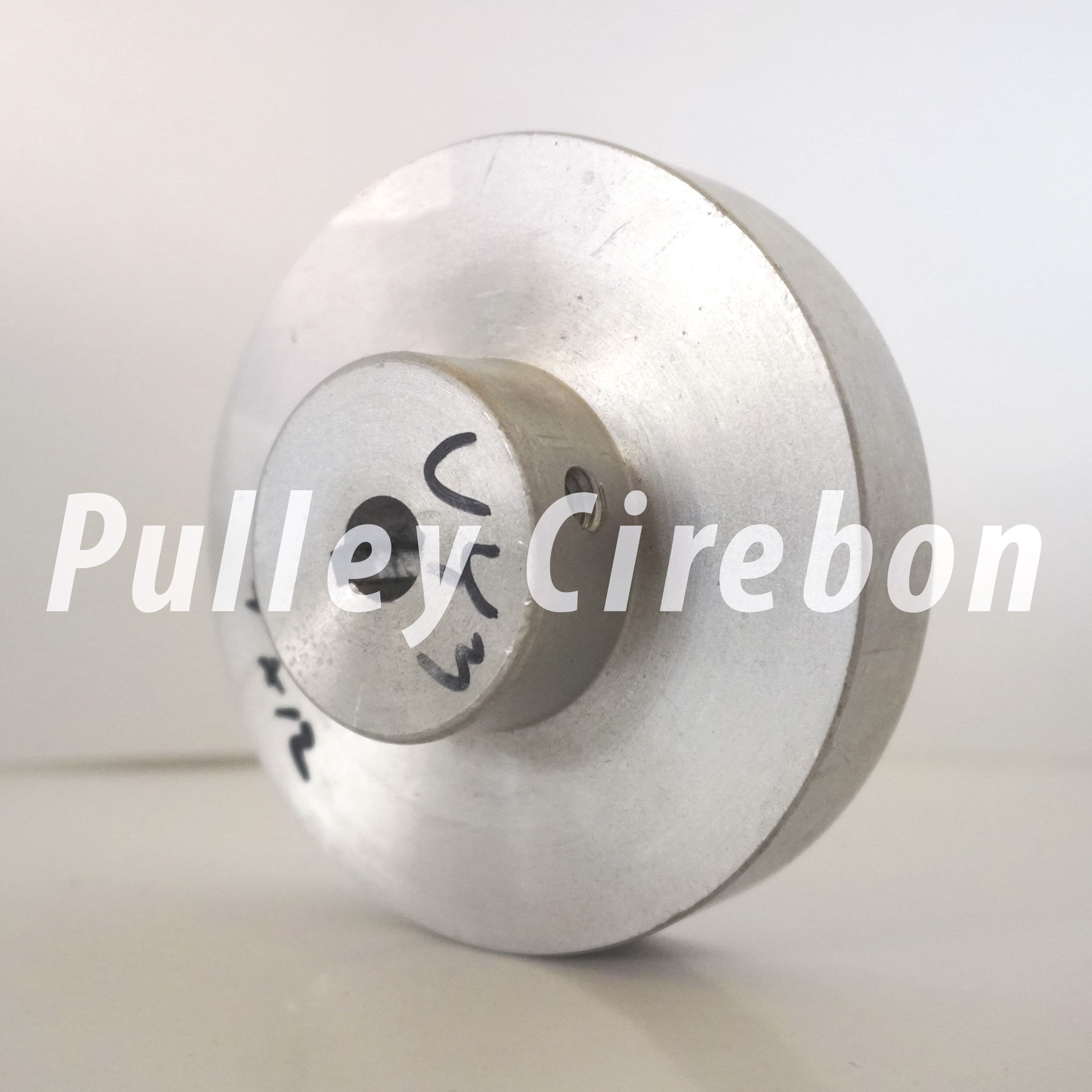 Pulley Non Jalur Aluminium Papas Noken 4 inch Lebar Rata Non Jalur (±10cm)