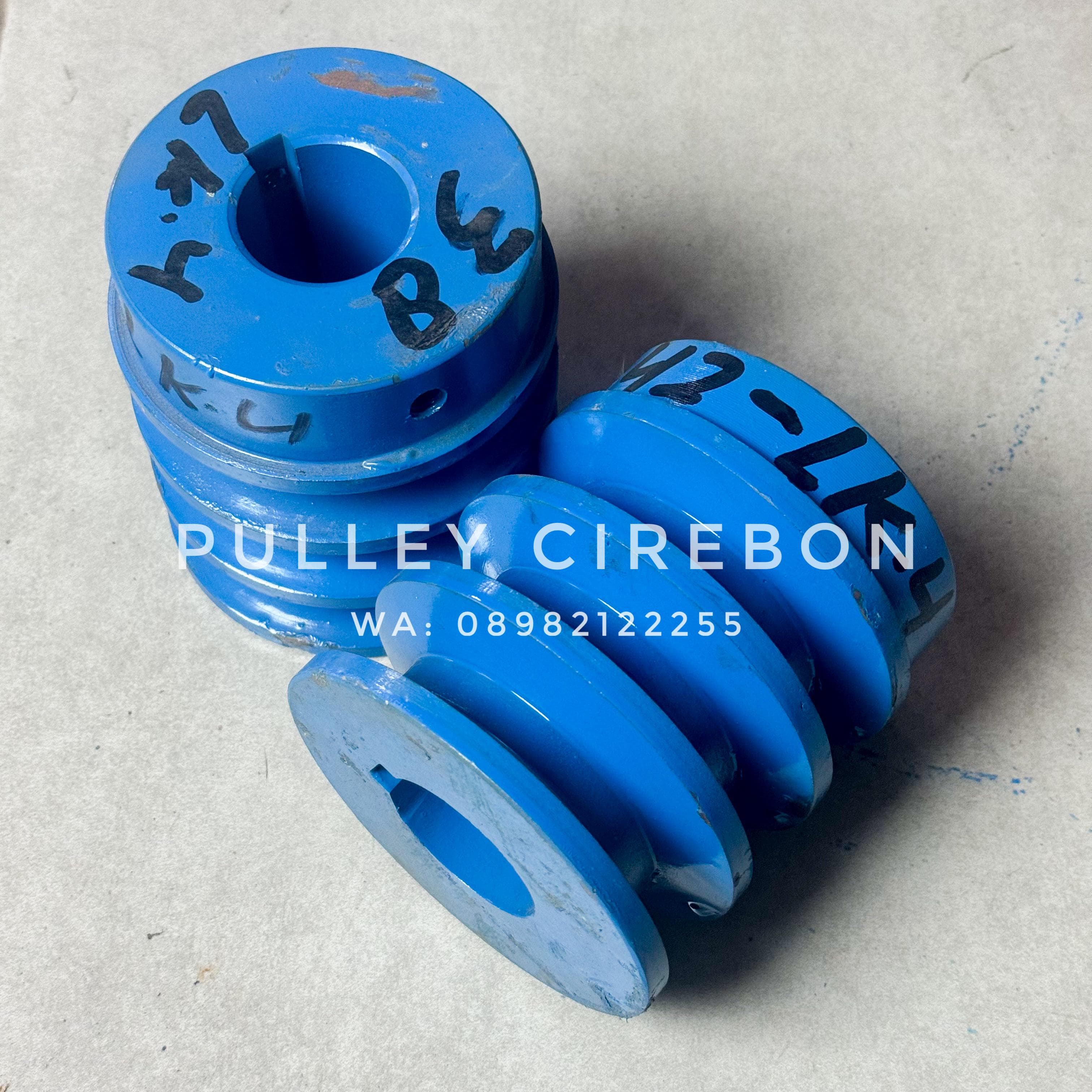 Pulley Besi Padat 4 inch Jalur 3 C (±10cm)