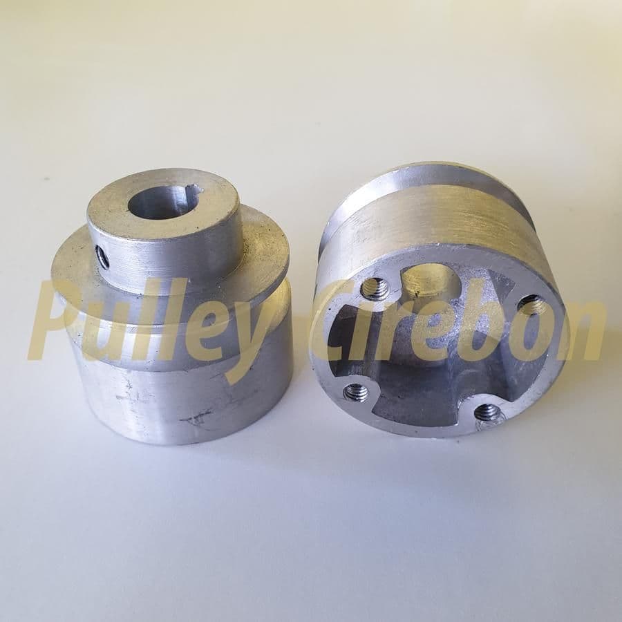 Pulley Kipas Perontok Padi Aluminium 3 inch Jalur 1 A (±7,5cm)